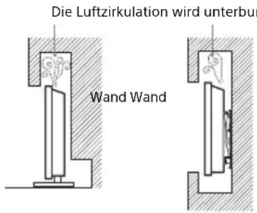 SONY Bravia KD43XE7077 - Aufstellung auf dem Standfuß - 2