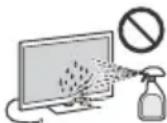 SONY Bravia KD43XE7077 - Utilizar e limpar o ecra/a caixa do televator - 1