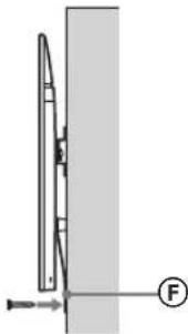 SONY Bravia KD65XG8796 - Verhindern Sie, dass sich die Unterseite des Fernsehgeräts bewegt. - 2