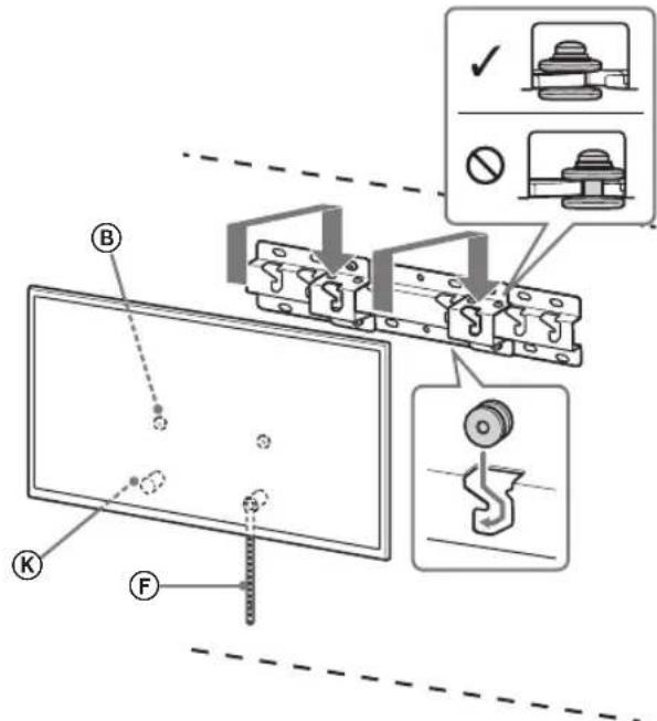 SONY Bravia KDL43WG663 - Paigaldage teler alusele voi aluse adapterile. - 1