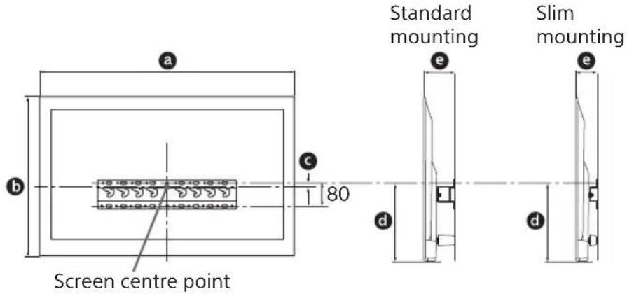 SONY Bravia KDL43WG663 - Decide on the installation location. - 1