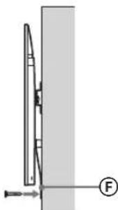SONY Bravia KD65XG8577 - מניעת התהפכות הטלוויזיה. - 2