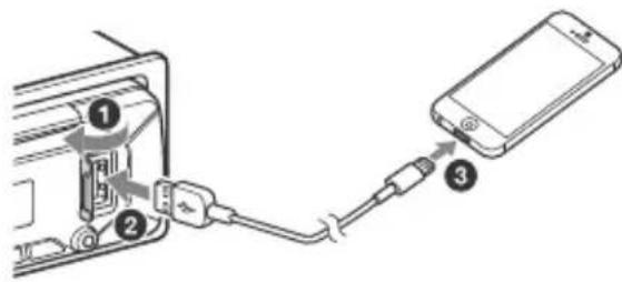 SONY MEXN5300BT - Connessione con un iPhone/iPod (associazione BLUETOOTH automatica) - 1