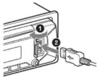 SONY MEXN5300BT - Connexion d'un périphérique USB - 1