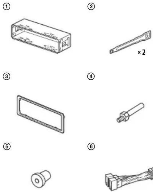 SONY MEXN5300BT - Parts List for Installation - 1