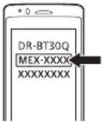 SONY MEXN5300BT - Pairing and connecting with a BLUETOOTH device - 2