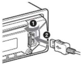 SONY MEXN5300BT - Connecting a USB Device - 1