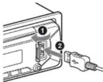 SONY MEXN5300BT - Anschließen eines USB-Geräts - 1