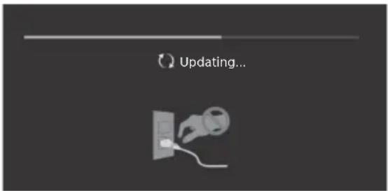 SONY Bravia KD49XE8099 - Atunci cand se afiseazamesajul [Este disponibla o noua actualizare a software-ului pentru sistemul TV...]. - 1