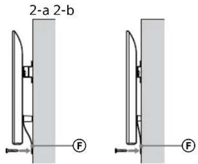 SONY Bravia KD43XG8196 - Verhindern Sie, dass sich die Unterseite des Fernsehgeräts bewegt. - 1