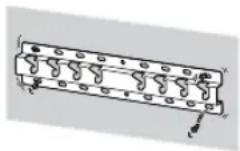 SONY Bravia KD43XG8196 - Instale o suporte para montagem na parede com segurança seguindo as indicações deste manual de instruções. - 1