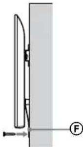 SONY Bravia KD43XG8196 - Verhindern Sie, dass sich die Unterseite des Fernsehgeräts bewegt. - 2