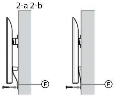 SONY Bravia KD43XG8196 - Предотвращение смещения нижней части телевизора. - 1