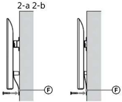 SONY Bravia KD43XG8196 - Evitar que a parte de baixo do televisor se mova. - 1