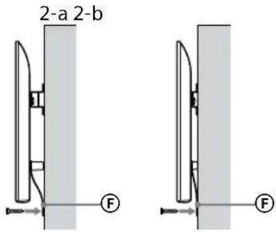 SONY Bravia KD43XG8196 - Предотвращение смещения нижней части телевизора. - 1
