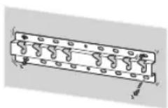 SONY Bravia KD75XG8588 - Ugyeljen a fali konzol ennek a hasznalati utmutatonak megfelelo, biztansagos falra rogzitésere. - 1
