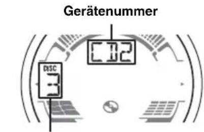 SONY CDXHS70MS - Auswahlen des Wechslers - 1