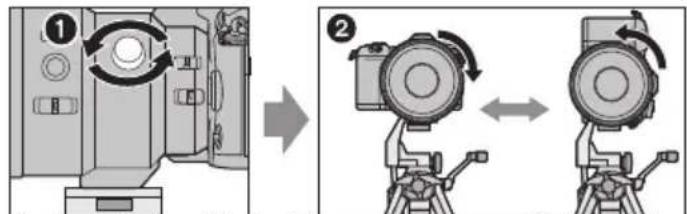 PANASONIC Lumix HES200E - Changement de l'orientation verticale/horizontale - 1