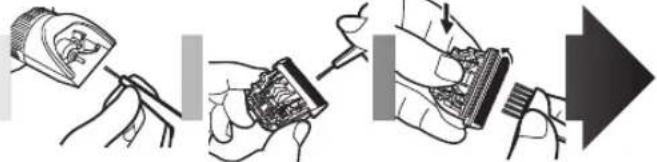PANASONIC ER1511 - Cistenie cepele - 1