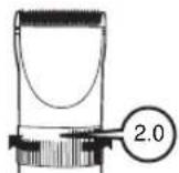PANASONIC ER1511 - Befestigen der Klinge - 1