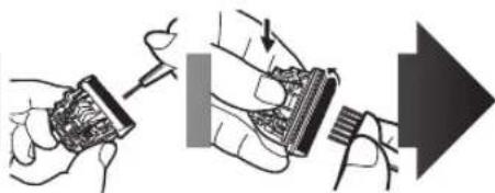 PANASONIC ER1511 - Reinigung der Klinge - 2