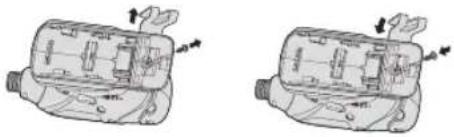 PANASONIC EY75A1 - Pour changer le côté d'installation du crochet de ceinture - 1