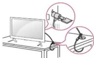 LG 42LF5809 - Het Kensington-veiligheidssysteme gebruiken - 1