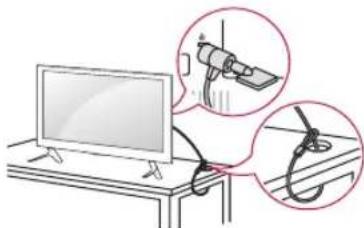 LG 42LF5809 - Using the kensington security system - 1