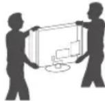 LG 42LF5809 - De TV optillen en verplaatsen - 3