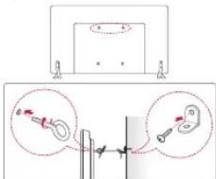 LG 42LF5809 - Fissaggio della TV alla parete - 1