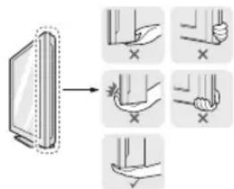 LG 42LF5809 - Anheiten und bewegen des TV-Gerätes - 2