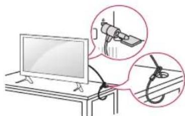 LG 42LF5809 - Xpón Tou συσήματος ασφαλείας Kensington - 1