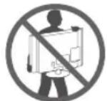 LG 42LF5809 - Lifting and moving the TV - 1