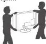 LG 42LF5809 - Sollevamento e spostamento del TV - 3