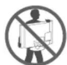 LG 42LF5809 - Anheiten und bewegen des TV-Gerätes - 1