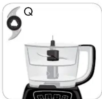 BLACK & DECKER FP6010 - USING THE MINI S BLADE IN THE SMALL WORKBOWL - 2