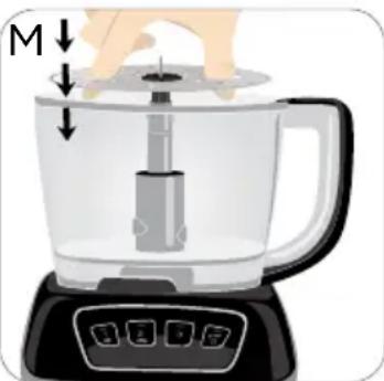 BLACK & DECKER FP6010 - UTILISATION DU DISQUE DÉCHIQUÉTEUR DANS LE GRAND BOL - 2