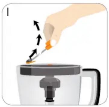 BLACK & DECKER FP6010 - USO DEL DISCO PARA CORTAR CUBITOS (NARANJA) - 5