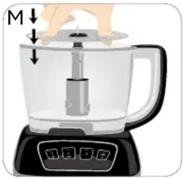 BLACK & DECKER FP6010 - USO DEL DISCO PARA DESMENUZAR EN EL RECIPIENTE GRANDE - 2