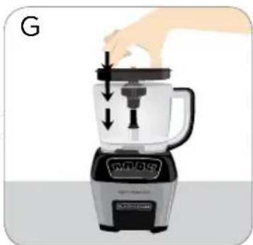 BLACK & DECKER FP6010 - USING THE DICING DISK (ORANGE) - 3