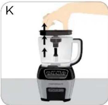 BLACK & DECKER FP6010 - USING THE DICING DISK (ORANGE) - 7