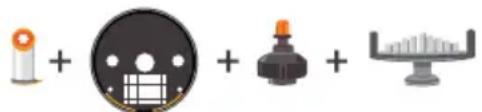 BLACK & DECKER FP6010 - UTILISATION DU DISQUE DE DÉCOUPAGE EN DÉS (ORANGE) - 1