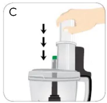 BLACK & DECKER FP6010 - UTILISATION DE LA TRÉMIE ET DES POUSSOIRS - 3