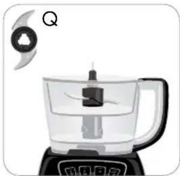 BLACK & DECKER FP6010 - USO DE LA CUCHILLA PARA MASA - 2