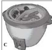 BLACK & DECKER RC5428 - PRECAUCTION: Al retiring la tapa, alejela del cuero para evitar quemarse con el vapor caliente. - 2