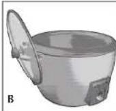 BLACK & DECKER RC5428 - CAUTION: When removing the lid always lift it away from the body to prevent getting burned from the hot steam. - 1