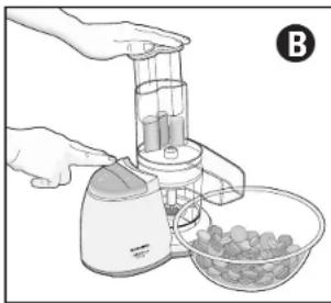 BLACK & DECKER MFP200 - Como rebanar o desmenuzar - 2