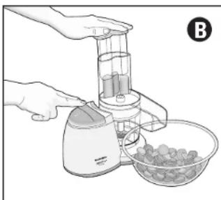 BLACK & DECKER MFP200 - How To Slice Or Shred - 2