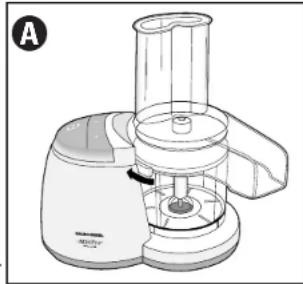 BLACK & DECKER MFP200 - Como rebanar o desmenuzar - 1
