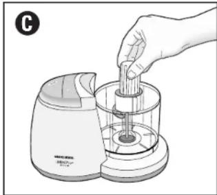 BLACK & DECKER MFP200 - Uso de la cucilla para picar - 1